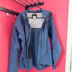 Men's Blue Waterproof Raincoat